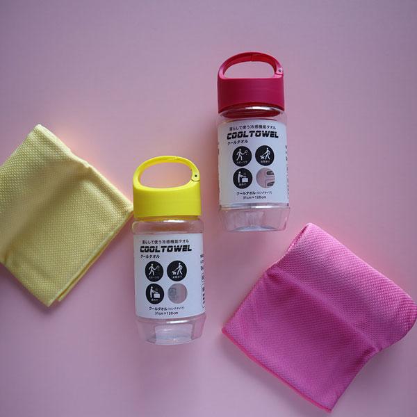 UMO KOBO×nishikawa 生毛工房×西川 クールタオル オリジナルボトルケース入(31×120cm/イエロー)  イエロー TT90009628Y [振込不可] |  | 03