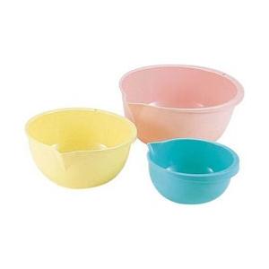 エンテック PP片口ボール 目盛付(抗菌) 中(イエロー) ＜ABC24002＞ [振込不可] | 