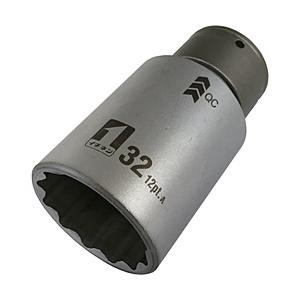 イチネンミツトモ ミツトモ　QCソケット　シングル　32mm　12角　IM―4W32―12K   19812 | 