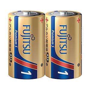 FDK アルカリ単1（2個パック）　PremiumS  LR20PS(2S) 富士通   ［2本 /アルカリ］ | 