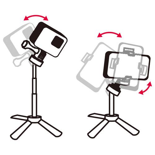 ハクバ ミニ三脚 eポッド セルフィー  ブラック H-EPSLF | HAKUBA | 04