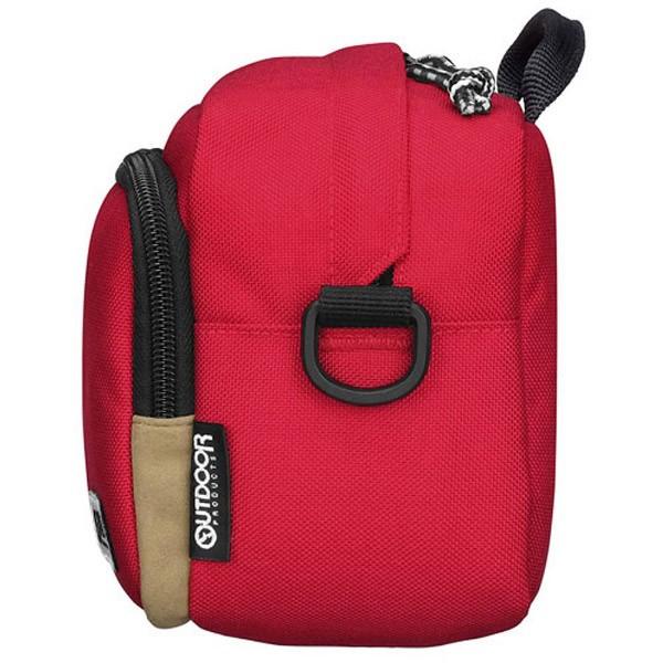 OUTDOOR アウトドア カメラショルダーバッグ03（レッド） ODCSB03RD | HAKUBA | 04