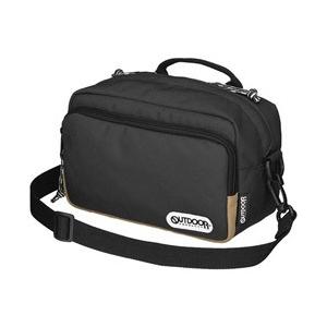 OUTDOOR アウトドア カメラショルダーバッグ03（ブラック） ODCSB03BK | HAKUBA
