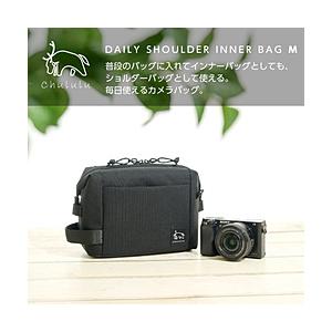 CHULULU DAILY （デイリー） ショルダーインナーバッグ Mサイズ Chululu（チュルル） ブラック BKCHDSIBM | 