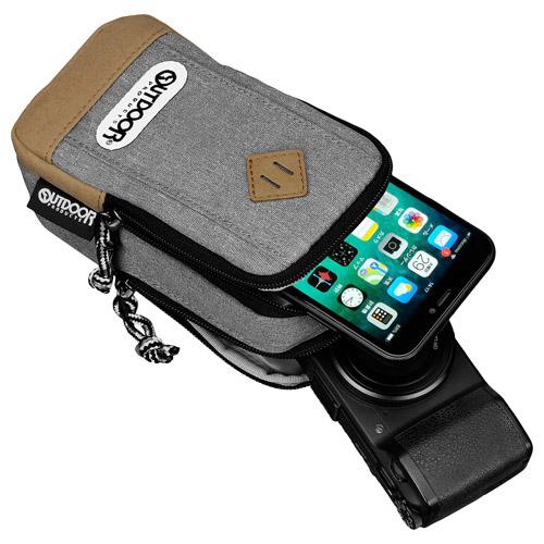OUTDOOR カメラポーチ 04 OUTDOOR ヘザーグレー ODCP04HG |  | 05