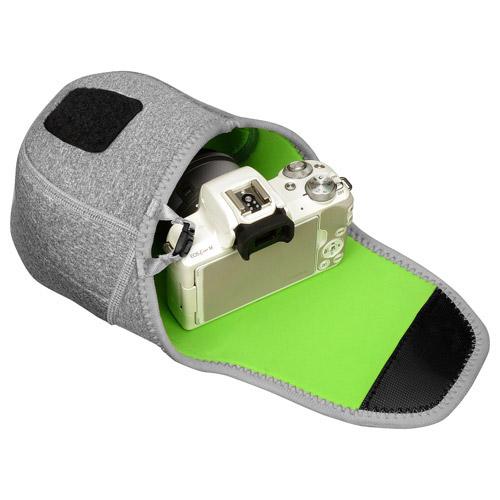 ハクバ プラスシェル スリムフィットカメラケース02 M グレー SP-SF-CC02MGY グレー [振込不可] | HAKUBA | 02