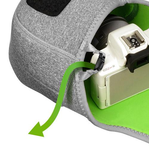 ハクバ プラスシェル スリムフィットカメラケース02 M グレー SP-SF-CC02MGY グレー [振込不可] | HAKUBA | 05