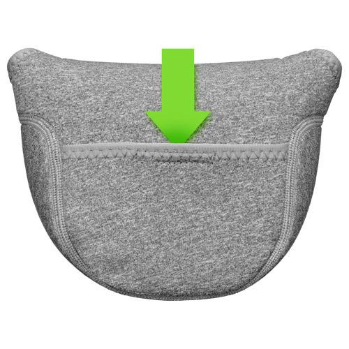 ハクバ プラスシェル スリムフィットカメラケース02 M グレー SP-SF-CC02MGY グレー [振込不可] | HAKUBA | 06