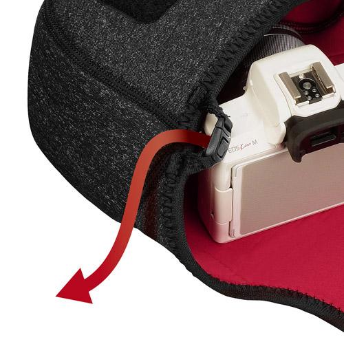 ハクバ プラスシェル スリムフィットカメラケース02 M ブラック SP-SF-CC02MBK ブラック [振込不可] | HAKUBA | 05