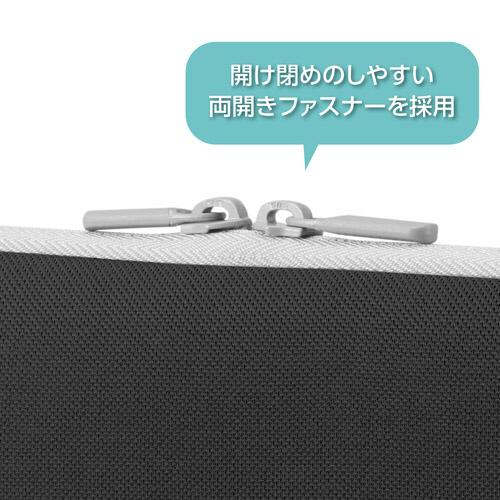 CHULULU ノートパソコン対応［〜11.6インチ］ PCインナーケース＆マルチポーチ  ブラック SCH-PCMP116BK |  | 05