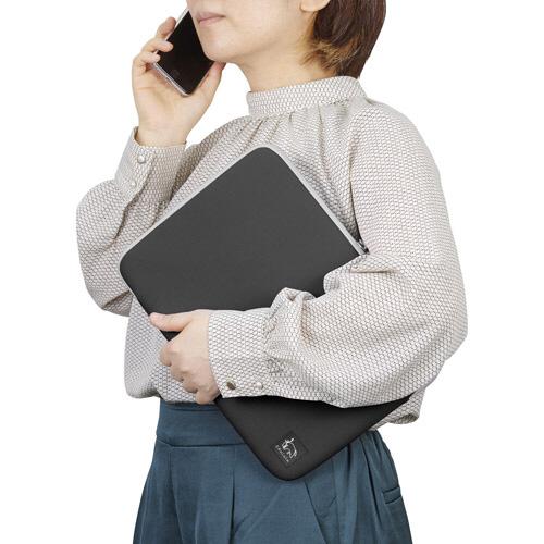 CHULULU ノートパソコン対応［〜11.6インチ］ PCインナーケース＆マルチポーチ  ブラック SCH-PCMP116BK |  | 07