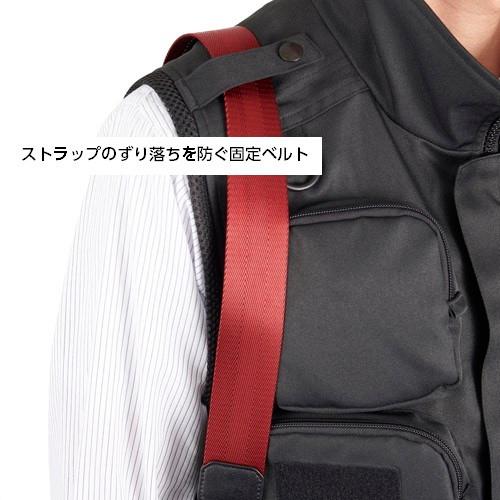 ハクバ GW-PRO RED カメラマンベスト XL  ブラック KCV-GWR-XL | HAKUBA | 06