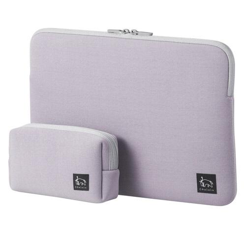 CHULULU ノートパソコン対応［〜13.3インチ］ PCインナーケース＆マルチポーチ  ラベンダー SCH-PCMPSTLV 【864】 | 
