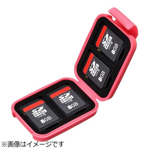 ハクバ ポータブルメディアケースS（SD/MicroSDカード用・チェリーピンク）　DMC-20SSDPK | HAKUBA | 01