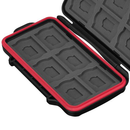 ハクバ ハードメモリーカードケース SD12（SD/microSDカード用） DMC-22SD12RD レッド | HAKUBA | 04