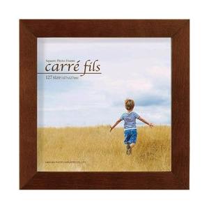 ハクバ フォトフレーム カレフィス127 ましかく（127×127mm）（ブラウン）　FSQCF-127BR | HAKUBA