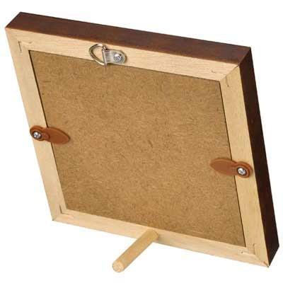 ハクバ SQ木製額 Carre fils（カレ フィス） 89 （89×89mm） 1面 （ブラウン） | HAKUBA | 01