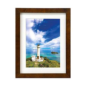 ハクバ 木製額縁 （2Lサイズ／ブラウン）　FWMM01-BR2L | HAKUBA