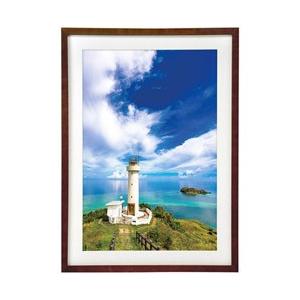 ハクバ 木製額縁 （A3ノビサイズ／ブラウン）　FWMM01-BRA3N | HAKUBA