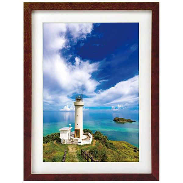 ハクバ 木製額 MM-01 A4アクリル（ブラウン） FWMM01BRA4A | HAKUBA | 01