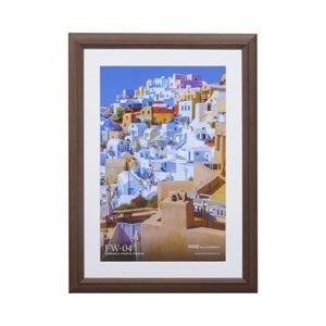 ハクバ 木製額 FW-04 ブラウン W6切 FW-4-BRW6 ブラウンW6切 [振込不可] | HAKUBA