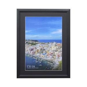 ハクバ 木製額 FW-04 ブラック W4切 FW-4-BKW4 ブラックW4切 [振込不可] | HAKUBA