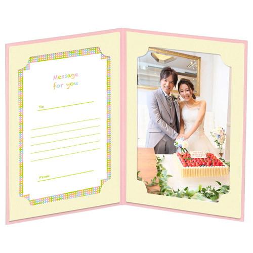 ハクバ ランス ドゥ L 縦（タテ） ピンク （5枚セット）   MRCDO-LT2PK5S ［タテ /E・Lサイズ /2面］ | HAKUBA | 03