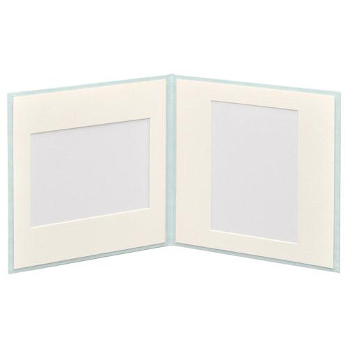 ハクバ スクウェア台紙 No.2020 2L 2面 アクア   M2020-2L-2AQ ［タテヨコ兼用 /2Lサイズ・キャビネサイズ /2面］ | HAKUBA | 04