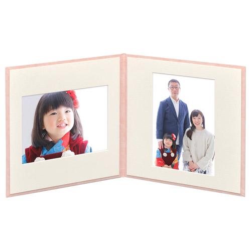 ハクバ スクウェア台紙 No.2020 2L 2面 ピンク   M2020-2L-2PK ［タテヨコ兼用 /2Lサイズ・キャビネサイズ /2面］ | HAKUBA | 05