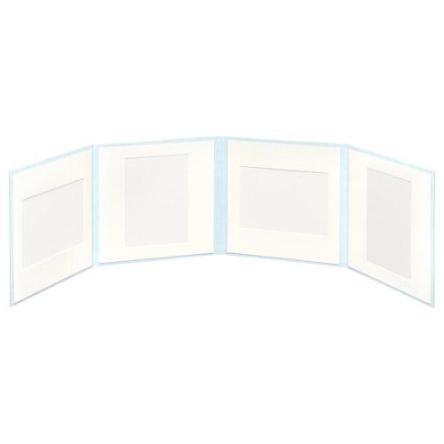 ハクバ スクウェア台紙 No.2020 2L 4面 アクア M2020-2L-4AQ [タテヨコ兼用 /2Lサイズ・キャビネサイズ /4面] | HAKUBA | 04