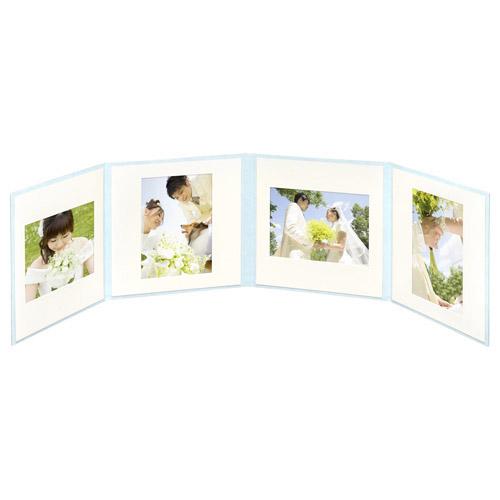 ハクバ スクウェア台紙 No.2020 2L 4面 アクア M2020-2L-4AQ [タテヨコ兼用 /2Lサイズ・キャビネサイズ /4面] | HAKUBA | 05