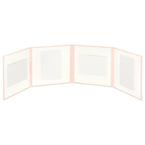 ハクバ スクウェア台紙 No.2020 2L 4面 ピンク M2020-2L-4PK [タテヨコ兼用 /2Lサイズ・キャビネサイズ /4面] | HAKUBA | 04