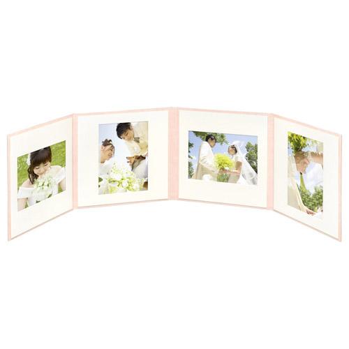 ハクバ スクウェア台紙 No.2020 2L 4面 ピンク M2020-2L-4PK [タテヨコ兼用 /2Lサイズ・キャビネサイズ /4面] | HAKUBA | 05