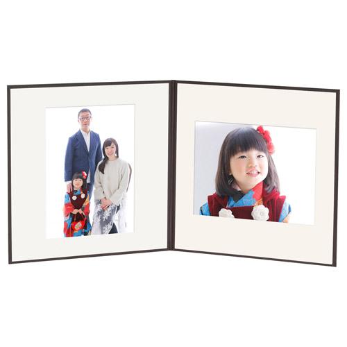 ハクバ スクウェア台紙 No.2020 6切 2面 ブラウン   M2020-6-2BR ［タテヨコ兼用 /六切サイズ /2面］ | HAKUBA | 05