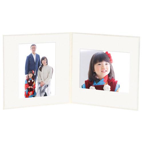 ハクバ スクウェア台紙 No.2020 6切 2面 ホワイト M2020-6-2WT [タテヨコ兼用 /六切サイズ /2面] | HAKUBA | 05