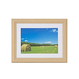 フジカラー 木製額縁 YM-3 （キャビネ［2L］/木地 アクリル） | FUJIFILM