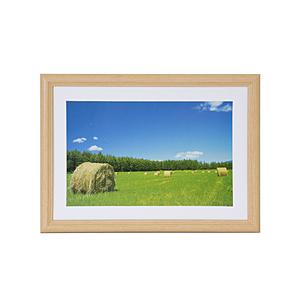 フジカラー 木製額縁 YM-3 （ワイド6切/木地 アクリル） | FUJIFILM