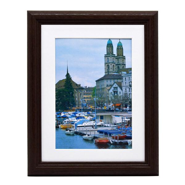 フジカラー 木製額縁_IM-30_キャビネ(2L)_ブラウン ブラウン | FUJIFILM | 01