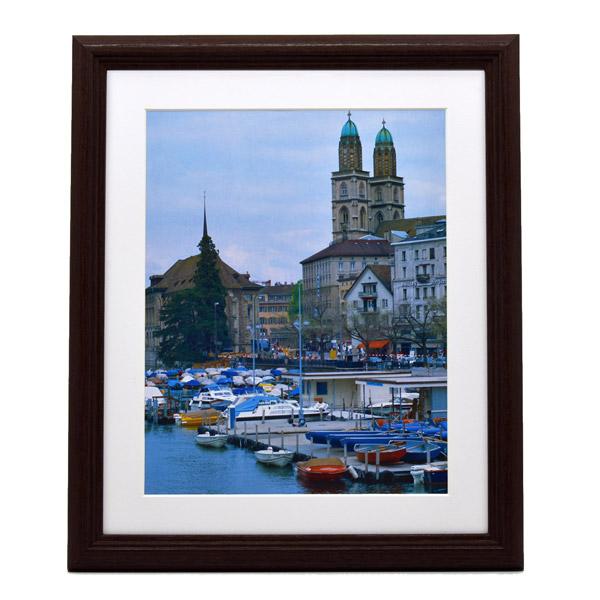 フジカラー 木製額縁_IM-30_A4_ブラウン | FUJIFILM | 01