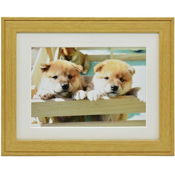 フジカラー 木製額縁_YM-9_キャビネ(2L)_木地 木地 | FUJIFILM | 01