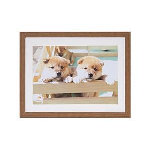 フジカラー 木製額縁_YM-9_ワイド4切_ブラウン ブラウン | FUJIFILM
