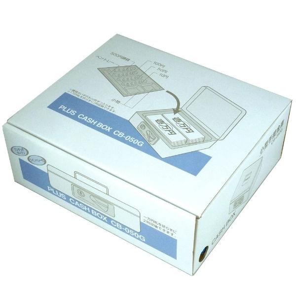 PLUS 金庫 小型 手提金庫 M　CB-050G-BL ブルー　12-864 | PLUS | 01
