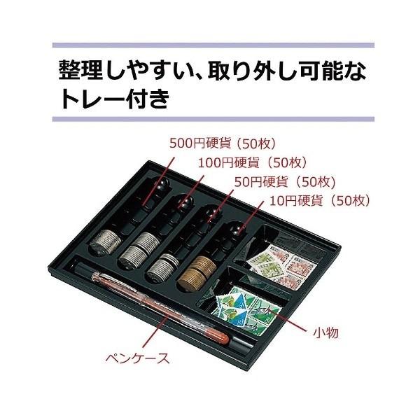 PLUS 金庫 小型 手提金庫 M　CB-050G-BL ブルー　12-864 | PLUS | 04