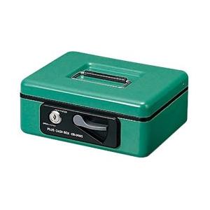 PLUS 金庫 小型 手提金庫 S　CB-060G-GR グリーン　12-867 | PLUS