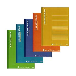 PLUS ノートブック   NO-003BS-5CP ［セミB5・B5 /6mm(B罫) /横罫線］ | PLUS