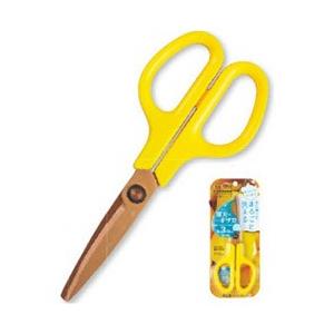 PLUS [はさみ] フィットカットカーブ 洗えるチタン 左右対称型 パプリカイエロー SC-175STW | PLUS
