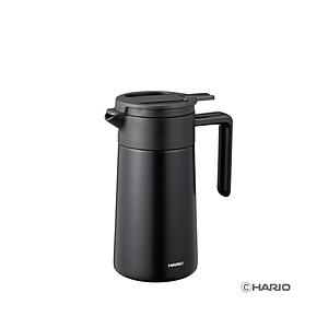 ハリオ セラミックコーティング　真空二重保温ポット  ブラック CHP-600-B | HARIO