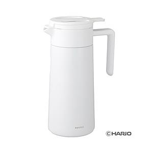 ハリオ セラミックコーティング　真空二重保温ポット  ホワイト CHP-800-W | HARIO
