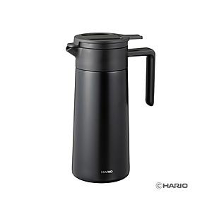 ハリオ セラミックコーティング　真空二重保温ポット  ブラック CHP-800-B | HARIO