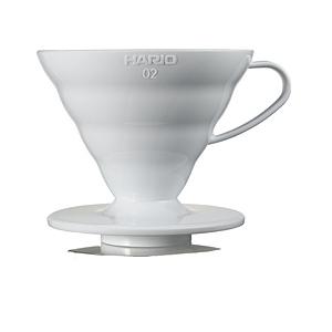 ハリオ V60透過ドリッパー02  ホワイト VDR-02-W 【864】 | HARIO